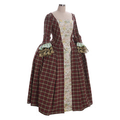 Halloweez Claire Randall Fraser Cosplay Costume Gown | Women's Historical Movie & TV Series Dress - Halloweez