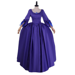 Halloweez Outlander Claire Inspired Violet-Blue Medieval Ball Gown Costume - Halloweez