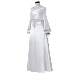 Stylish Halloweez Padme Cosplay Amidala Costume - Chic White Dress Set - Halloweez