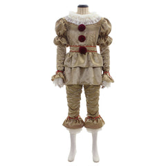 Halloweez Pennywise Dancing Clown Cosplay Costume - Adult Horror Fancy Dress - Halloweez