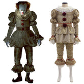 Halloweez Pennywise Dancing Clown Cosplay Costume - Adult Horror Fancy Dress - Halloweez