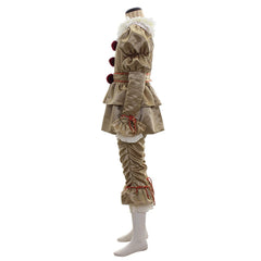 Halloweez Pennywise Dancing Clown Cosplay Costume - Adult Horror Fancy Dress - Halloweez