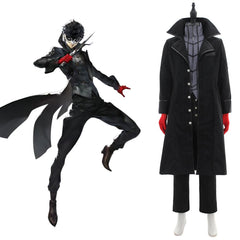 Persona 5 Joker Premium Black Suit Cosplay Costume | Halloweez - Halloweez