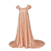 Jane Austin dress Daphne Cosplay Dress - Authentic Regency Dress for Halloweez Cosplay, Holidays, and Formal Affairs - Halloweez