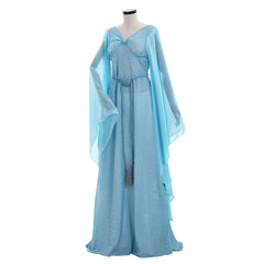 Halloweez Blue Fairy Costume for Women | Magical Blue Dress with Headband | Disney Cosplay Outfit - Halloweez