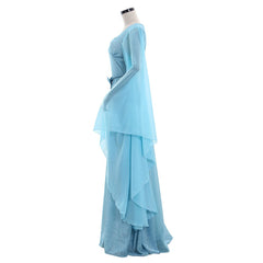 Halloweez Blue Fairy Costume for Women | Magical Blue Dress with Headband | Disney Cosplay Outfit - Halloweez