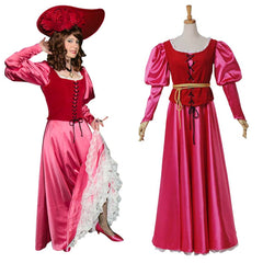 Halloweez Female Pirate Cosplay Costume Dress – Custom Made Redhead Fancy Dress - Halloweez