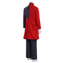 Halloweez Team Magma Leader Maxie Cosplay Costume - Premium Pokémon Anime Villain Outfit - Halloweez