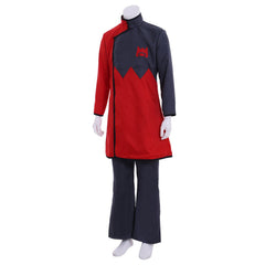 Halloweez Team Magma Leader Maxie Cosplay Costume - Premium Pokémon Anime Villain Outfit - Halloweez