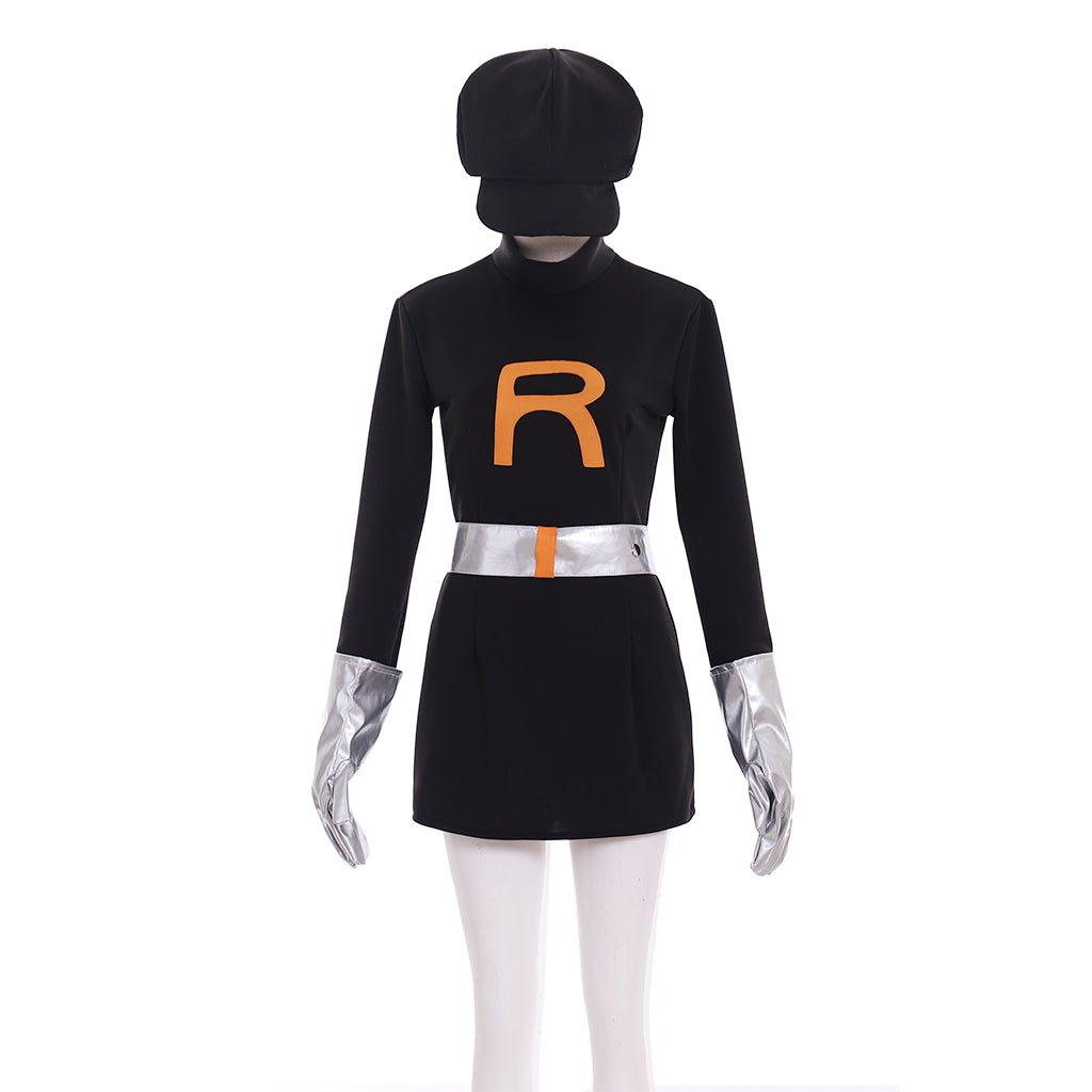 Halloweez Team Rocket Grunt Male Cosplay Costume - Premium A Edition Uniform - Halloweez