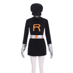 Halloweez Team Rocket Grunt Male Cosplay Costume - Premium A Edition Uniform - Halloweez