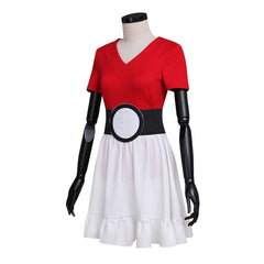 Halloweez Pokémon Ball Red Dress Cosplay Costume - Halloweez