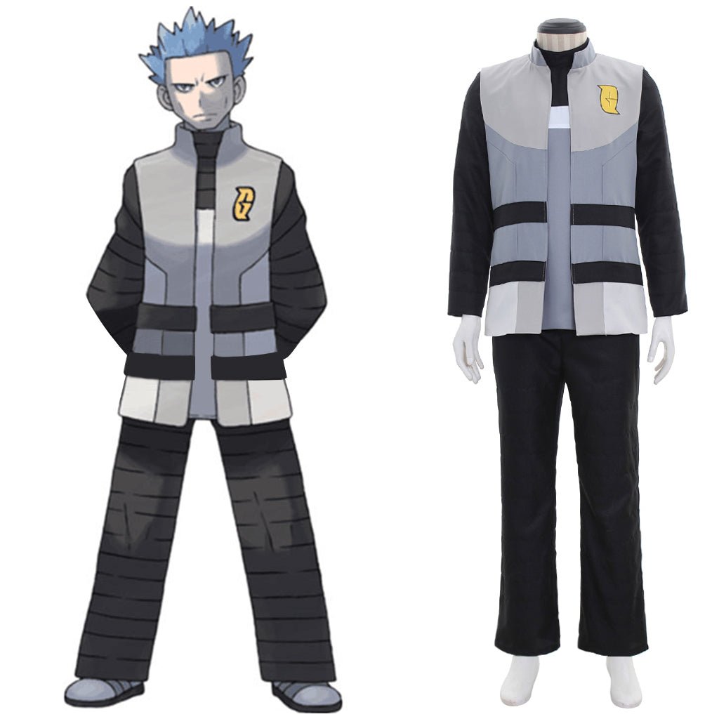Halloweez Pokémon Team Galactic Leader Cyrus Cosplay Outfit - Transform into the Boss - Halloweez