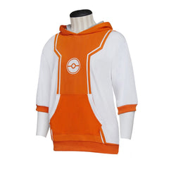 Halloweez Pokemon Trainer Orange Hoodie - The Ultimate Cosplay Costume for AR Game Enthusiasts - Halloweez