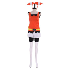 Halloweez Pokemon Omega Ruby and Alpha Sapphire May Cosplay Costume Set with Headwear and Bag - Halloweez