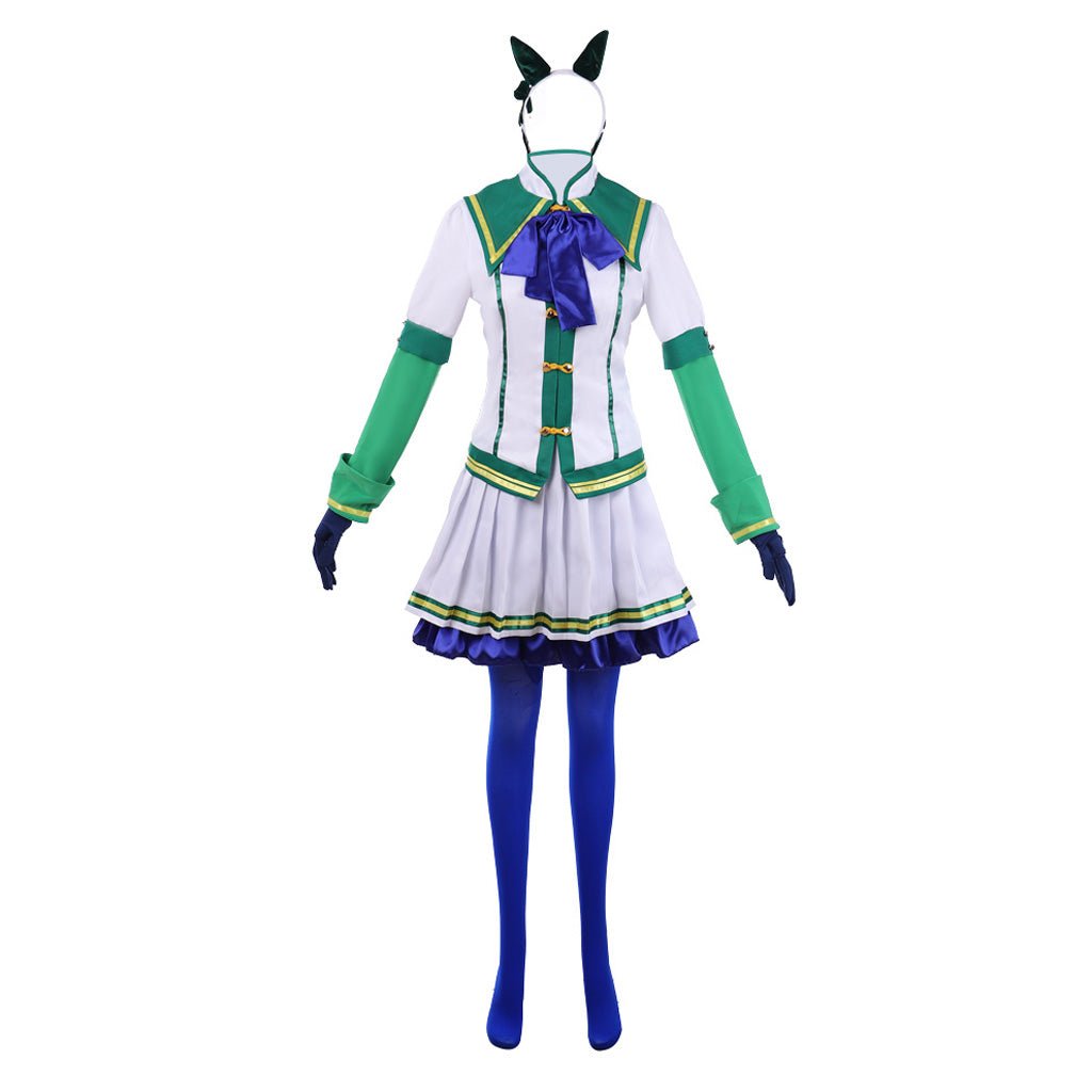 Stunning Halloweez Derby Cosplay Costume with Silence Suzuka Headdress - Halloweez