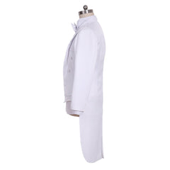 Halloweez Men's Rococo Medieval White Blazer Jacket - 18th Century Cosplay Costume - Halloweez