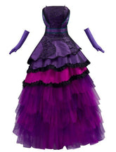 Halloweez Gothic Ball Gown Women's Purple Cosplay Dress - Movie Inspired Fantasy Evening Wear - Halloweez