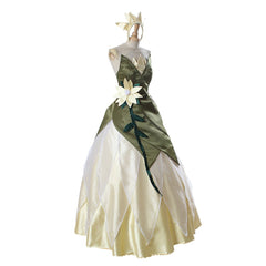 Halloweez Princess Tiana Cosplay Dress for Adults | Disney Themed Costume Outfit - Halloweez