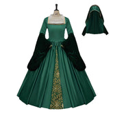 Queen Elizabeth Tudor Inspired Green Cosplay Costume by Halloweez - Halloweez