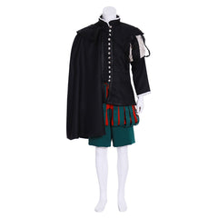 Halloweez Elizabethan Renaissance King Costume - Full Suit with Cloak | Medieval Series - Halloweez
