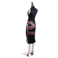 Halloweez Tao Jun Black Cheongsam Cosplay Costume - Halloweez