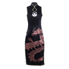 Halloweez Tao Jun Black Cheongsam Cosplay Costume - Halloweez