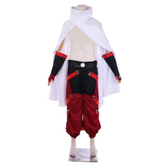 Halloweez Yoh Asakura Shaman King Super Star Cosplay Costume with Cloak - Halloweez