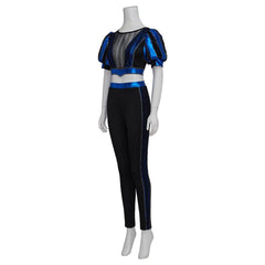 Halloweez Catherine Parr Cosplay Costume | Women's Crop Top and Pants Suit | Music Festival Performance Outfit - Halloweez