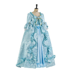 Ethereal Sky Blue Halloweez Rococo Ball Gown | Elegant Gothic Victorian Dress Costume for Women - Halloweez