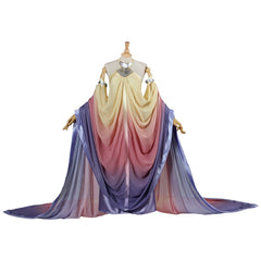 Moon Queen Lake Dress Episode 2 Cosplay Costume - Majestic Fantasy Royalty Ensemble for Enthusiasts and Cosplayers - Halloweez