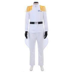 Halloweez Star Wars Imperial Officer White Grand Admiral Uniform Cosplay Costume - Halloweez
