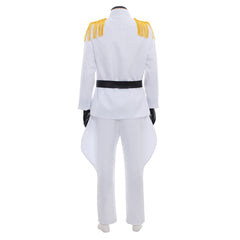 Halloweez Star Wars Imperial Officer White Grand Admiral Uniform Cosplay Costume - Halloweez
