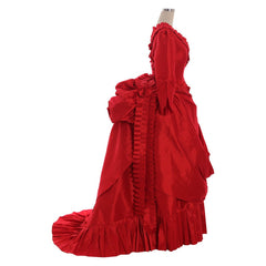 Halloweez Steampunk Victorian Gothic Bustle Dress | Women’s Cosplay Costume Gown - Halloweez