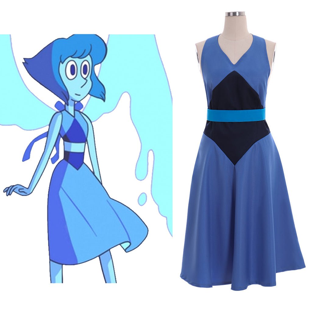 Halloweez Lapis Lazuli Blue Dress Cosplay Costume - Halloweez