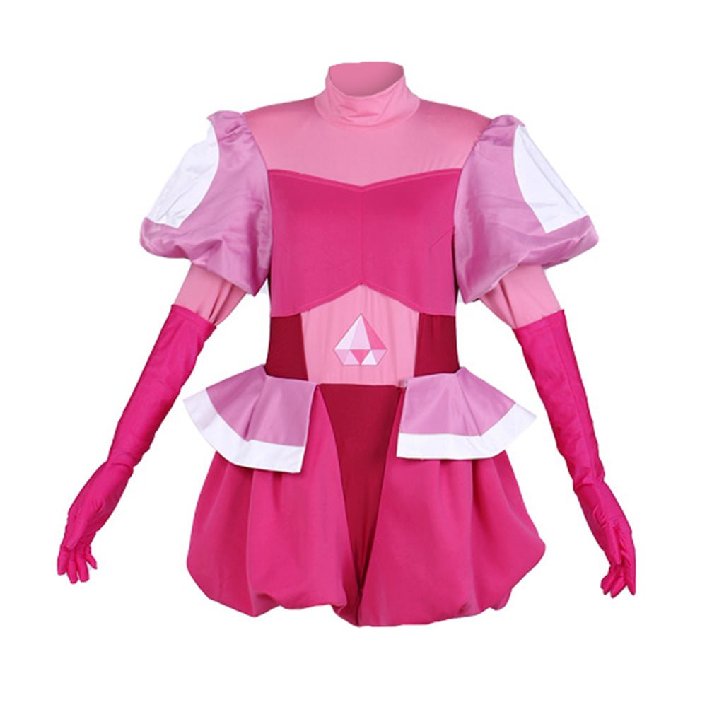 Halloweez Exclusive Spinel Gem Cosplay Costume Set - Pink Dress, Gloves & Socks - Halloweez