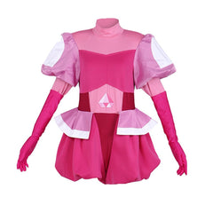 Halloweez Exclusive Spinel Gem Cosplay Costume Set - Pink Dress, Gloves & Socks - Halloweez