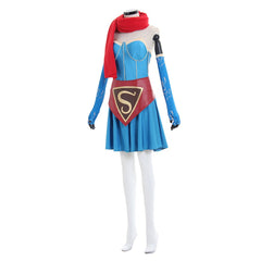 Stunning Supergirl Bombshell Cosplay Costume | Halloweez DC Comics Superhero Outfit for Halloween - Halloweez