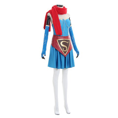 Stunning Supergirl Bombshell Cosplay Costume | Halloweez DC Comics Superhero Outfit for Halloween - Halloweez