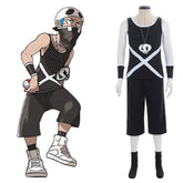 Halloweez Team Skull Grunts Male Cosplay Costume – Embrace the Pokémon Villain Style - Halloweez