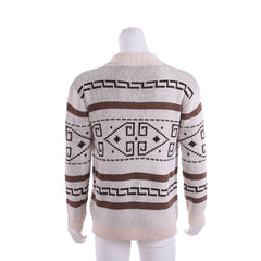 Halloweez Men's Big Lebowski Zip Up Shawl Cardigan - The Dude Knitted Sweater - Halloweez
