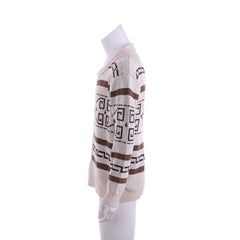 Halloweez Men's Big Lebowski Zip Up Shawl Cardigan - The Dude Knitted Sweater - Halloweez
