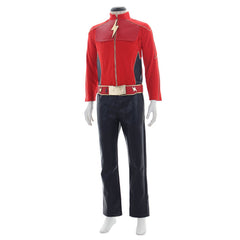 Halloweez Men's The Flash Cosplay Costume - Become the Scarlet Speedster! - Halloweez