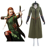 Immerse in Middle Earth with the Halloweez Tauriel Cosplay Costume from The Hobbit: Desolation of Smaug - Halloweez