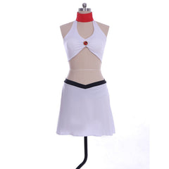 Halloweez Ty Lee Cosplay Swimsuit Set – Alluring White Top and Mini Skirt - Halloweez