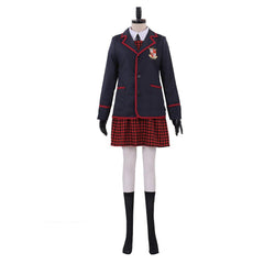 Halloweez Umbrella Academy Girl School Uniform Cosplay Costume | Premium Jacket and Dress Set for Adults - Halloweez