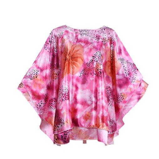 Halloweez Carole Baskin Cosplay Costume | Animal Print Butterfly Sleeve Top for Women - Halloweez