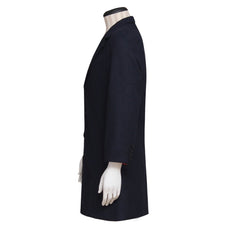 Halloweez Time Traveller Costume for Men - Iconic Doctor Who Trench Coat Cosplay - Capaldi Inspired Long Coat - Halloweez