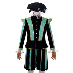 Halloweez Court Noble Men's Costume - Elizabethan Prince Ensemble with Hat | Medieval Collection - Halloweez