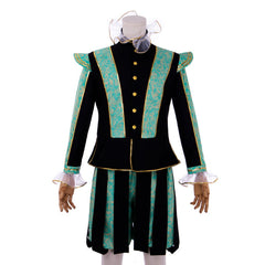 Halloweez Court Noble Men's Costume - Elizabethan Prince Ensemble with Hat | Medieval Collection - Halloweez